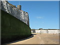 Sea wall below Kingsgate Castle