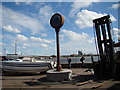 Navigational clock on Trinity Buoy Wharf