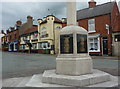 High Street, Whitwell, and the war memorial