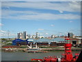 Towerblocks at Royal Victoria Dock viewed from the lighthouse