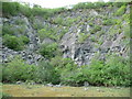 Disused quarry on Moel y Golfa