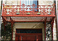 An Intricate Wrought Iron Balcony