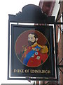 Sign for The Duke of Edinburgh, Lee High Road (A20)