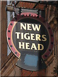 TQ3975 : Sign for The New Tigers Head, Lee Road, Lee Green, SE12 by Mike Quinn