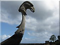 Prow of the Corrie Viking ship