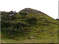 NG4163 : Grassy Hill in Fairy Glen by Hilmar Ilgenfritz
