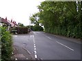 Three lane junction at Burtonwood