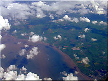 NY0337 : Solway coast from the air by Thomas Nugent