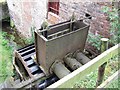 Inlet pipes and valve tank at Wrickton Watermill