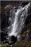 NG8145 : Sunlit waterfall, Coire na Poite by Jim Barton