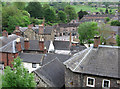 Cromford - view over Market Place from Mount Pleasant