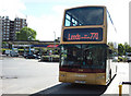 770 to Leeds backing up in Seacroft Bus Station