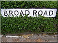 Broad Road sign