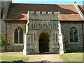 The south porch at All Saints church, Honington