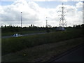 M6 southbound seen from M6 toll road