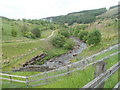 Rhondda Fach river upstream from the A4233, Maerdy