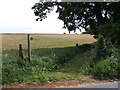 TM3057 : Bridleway to the B1078 Main Road by Geographer