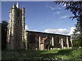 TL6533 : St Mary's Church Little Sampford by Keith Evans