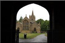 SP0343 : St Lawrence's Church in Evesham from the nearby Bell Tower by Roger Davies