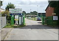 Entrance to Virginia Park rugby ground, Caerphilly