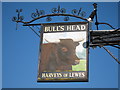 TQ6611 : Bull's Head sign by Oast House Archive