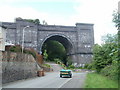 ST1489 : Pwllypant, Caerphilly : surviving arch from the demolished Llanbradach viaduct by Jaggery
