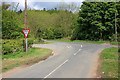 SE9993 : Road Junction near Lindhead Bridge by Mick Garratt