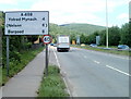 A469 heads towards Llanbradach turning