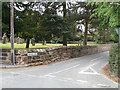 Churchyard wall, Middleton