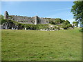 The south wall of Penrice Castle