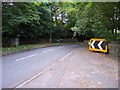 The double bend over the dismantled Ormskirk to Skelmersdale railway