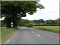 TM0374 : The approach to Rickinghall along Bury Road by Robert Edwards