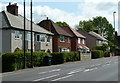 Houses by the main road through Glapwell