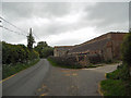 The lane passing Hinton Farm