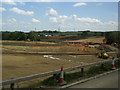 Construction site next to M1 at Junction 12