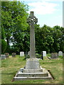 War memorial in the churchyard at St. James