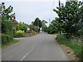 Old Ashford road at Brenzett