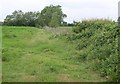 Line of former railway near Iwood