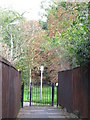 Footpath at the southern end of Chinbrook Meadows