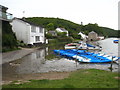 Riverside road at Lerryn