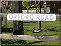 Orford Road sign