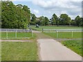 Cycle path at York racecourse