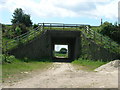 Motorway bridge over bridleway