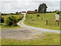 Entrance road to Ty-Howell Fechan Farm, Maesycwmmer