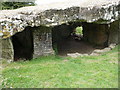 ST0973 : The interior of Tinkinswood burial chamber by Jeremy Bolwell