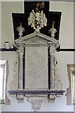 SY7289 : Monument to John Gould - West Stafford parish church by Mike Searle