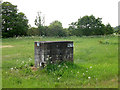 TL4311 : Sewer manhole in a field by Stephen Craven