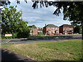 Houses opposite Pear Tree Church