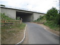 TQ0293 : Maple Cross: Chalfont Road M25 Motorway bridge by Nigel Cox