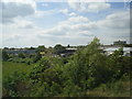 Urban landscape seen from M20